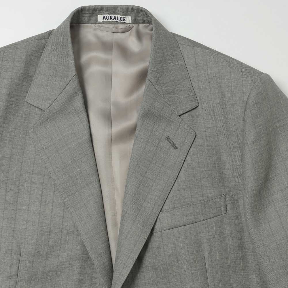 AURALEE(オーラリー) BLUEFACED WOOL JACKET A26SJ01BA (A26SJ01BA