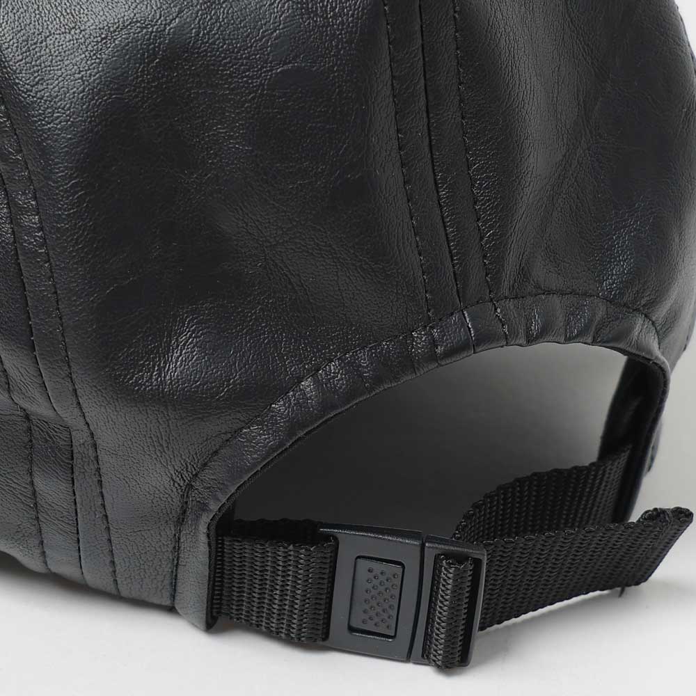 LONGBRIM JET CAP(BLACK LEATHER)