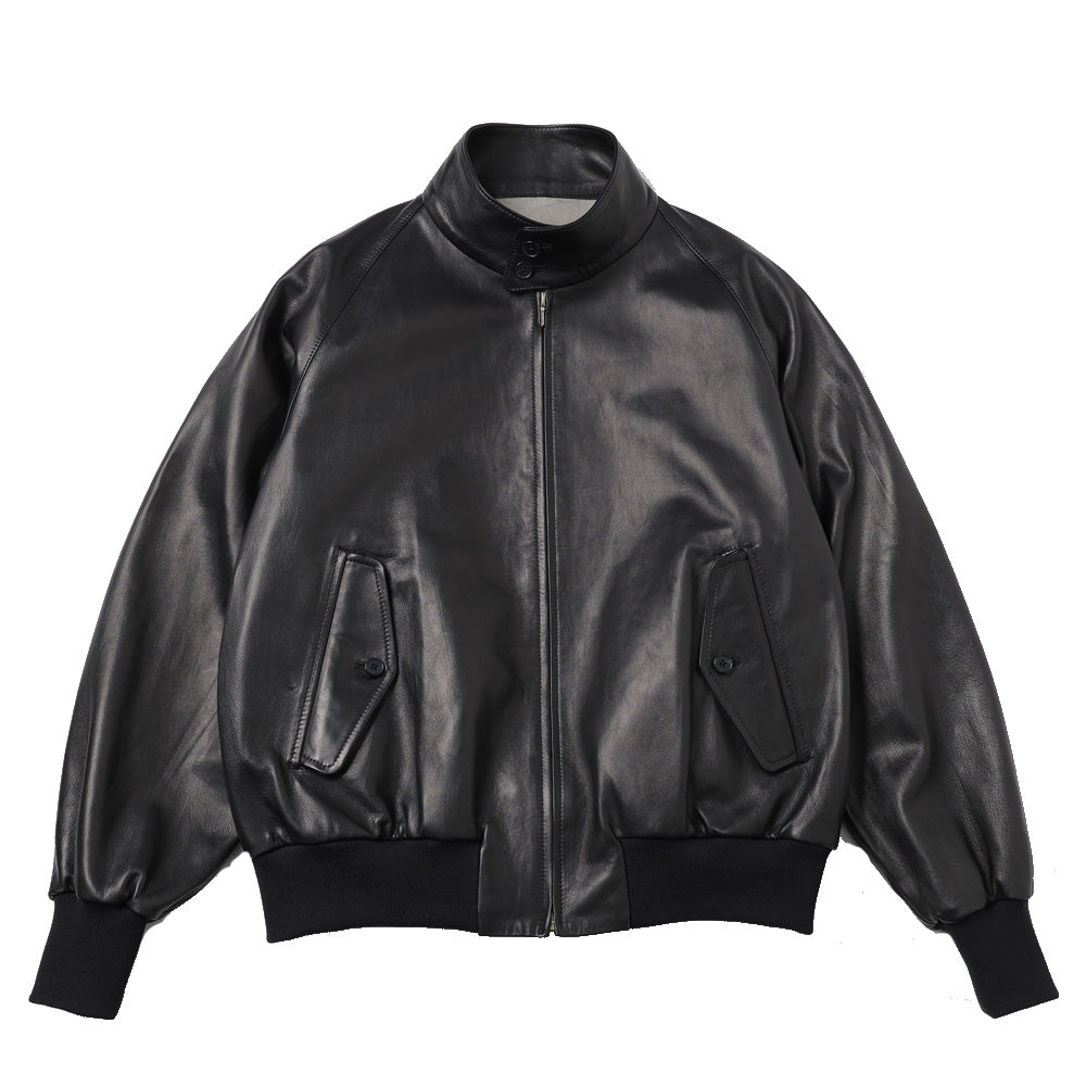 Leather Harrington Jacket