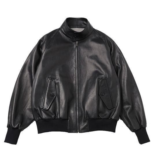 Leather Harrington Jacket