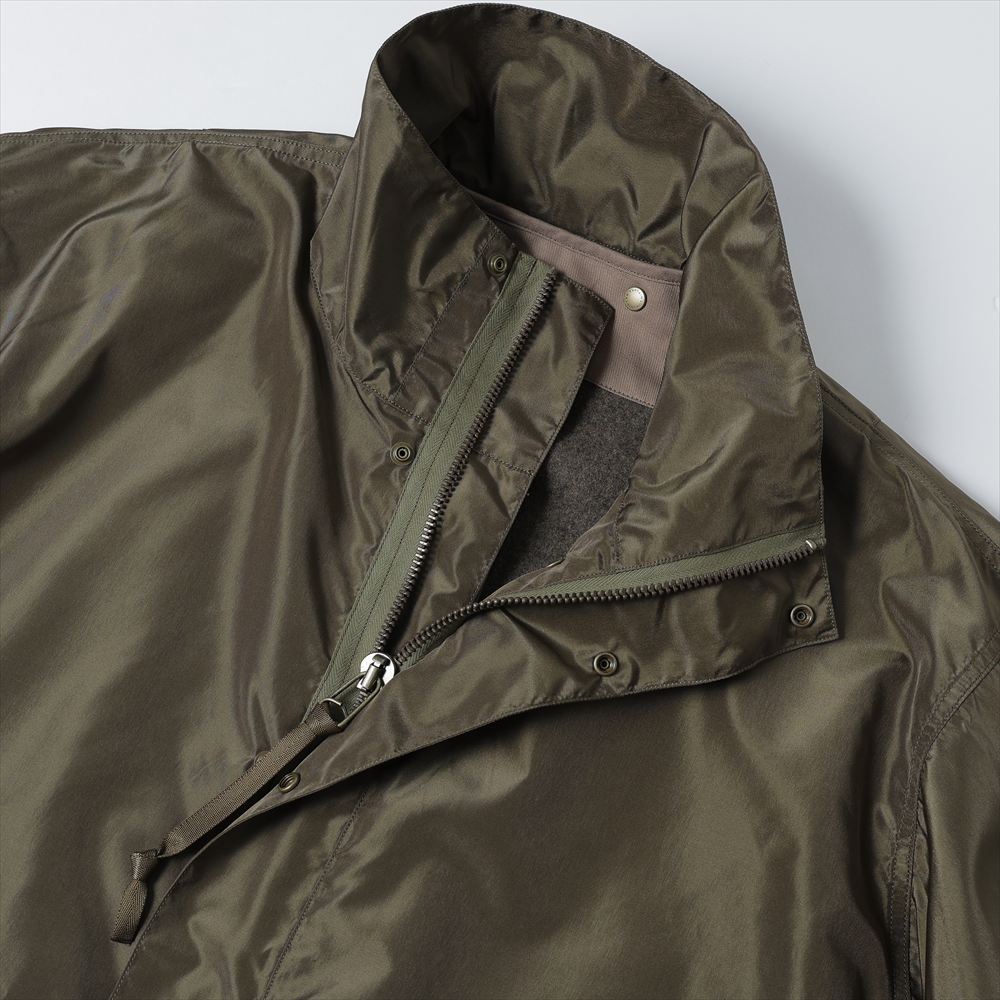 Silk Poly Mil Coat