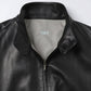 Leather Harrington Jacket