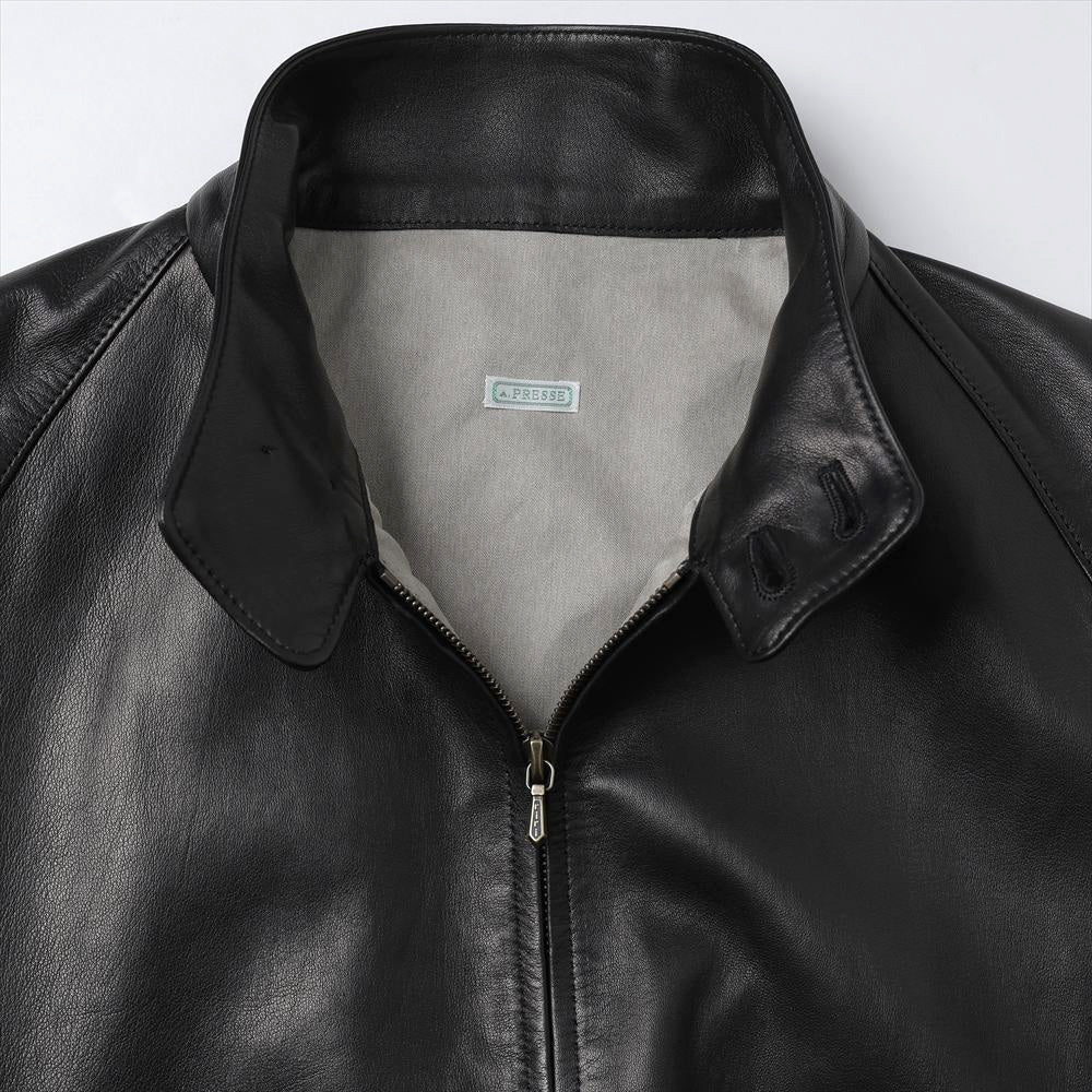 Leather Harrington Jacket