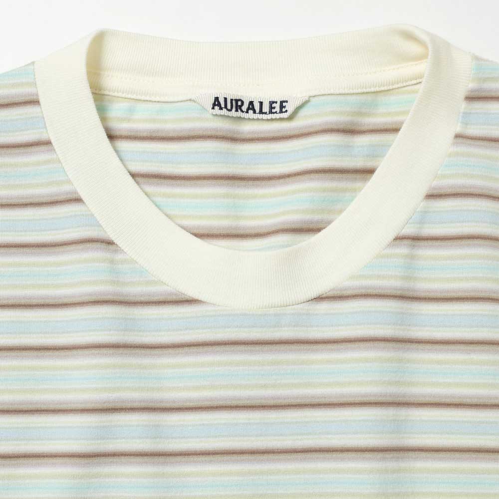 AURALEE(オーラリー) GRADIENT STRIPE JERSEY TEE A26ST02GJ