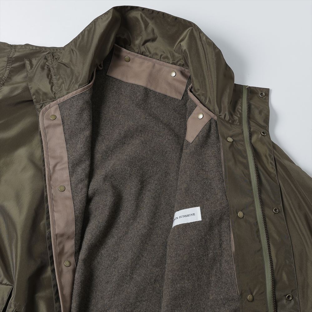 Silk Poly Mil Coat