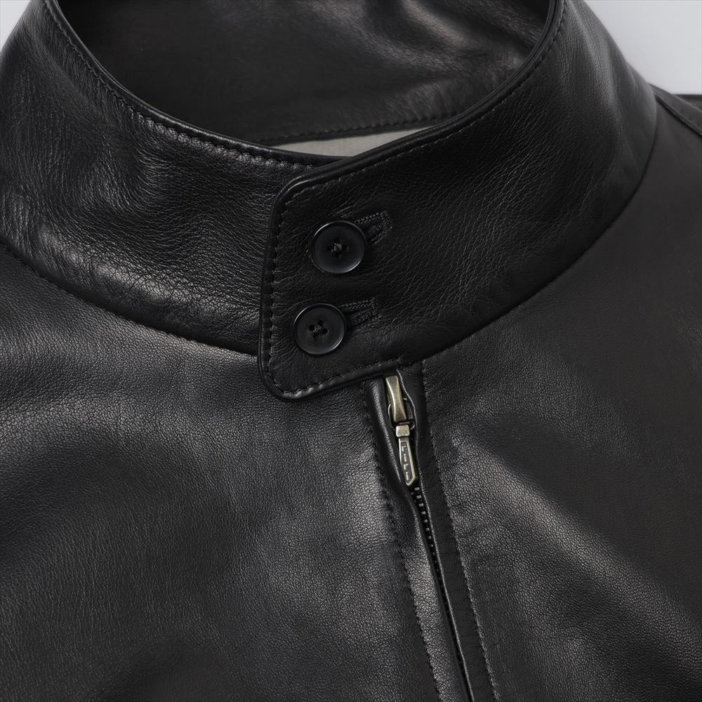 Leather Harrington Jacket