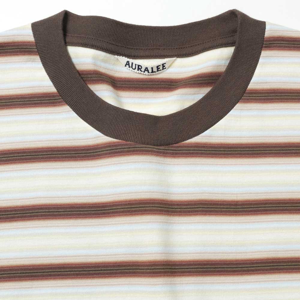 AURALEE(オーラリー) GRADIENT STRIPE JERSEY TEE A26ST02GJ