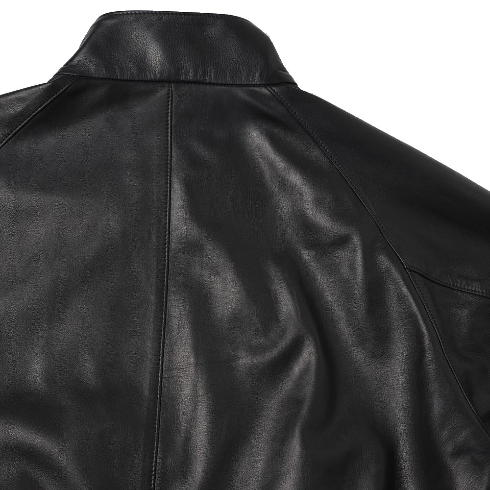 A.PRESSE (ア プレッセ) Leather Harrington Jacket 26SAP-01-06