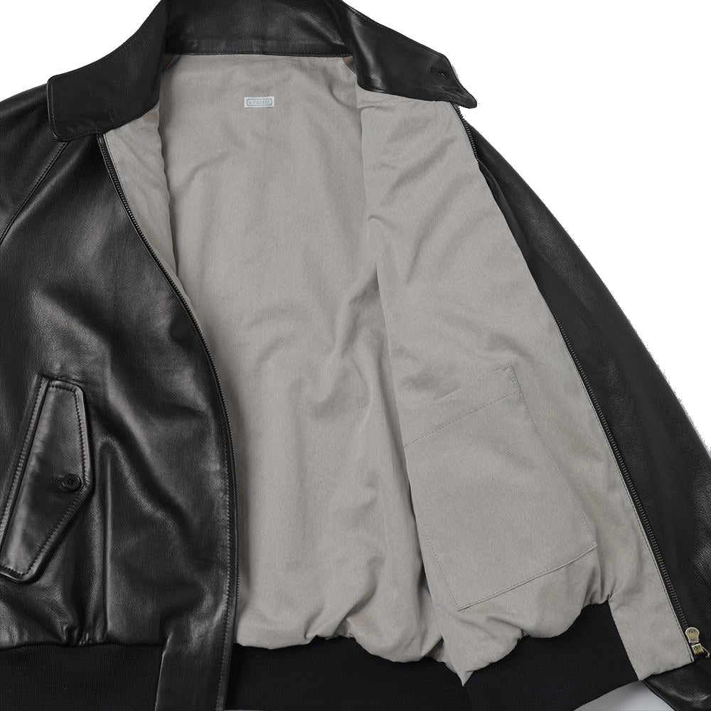 A.PRESSE (ア プレッセ) Leather Harrington Jacket 26SAP-01-06