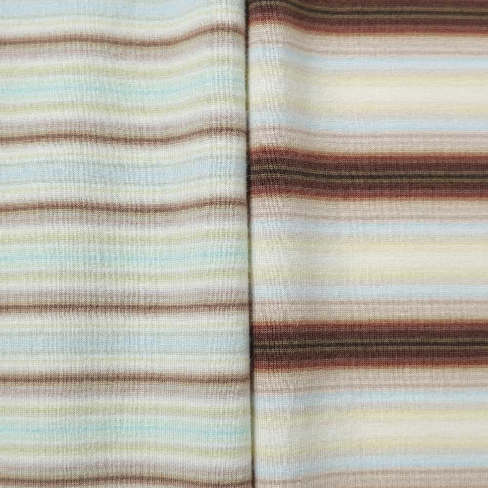 GRADIENT STRIPE JERSEY L/S TEE