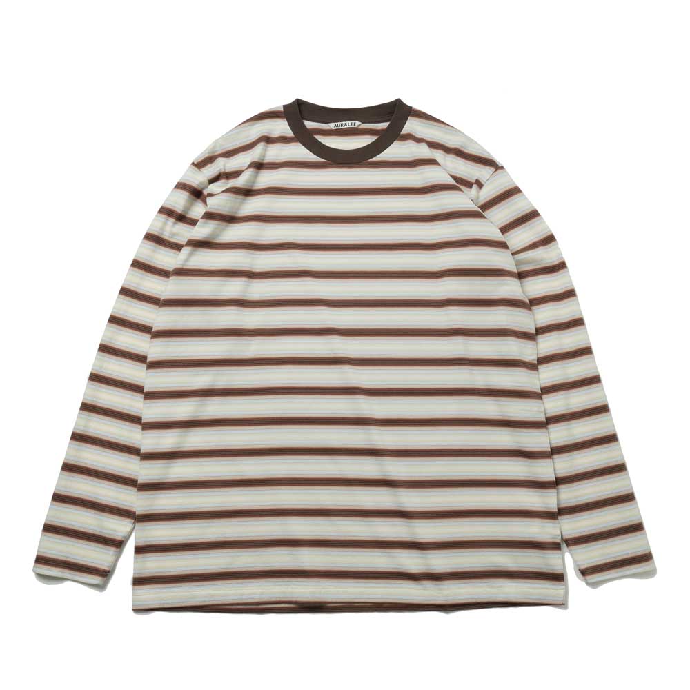 GRADIENT STRIPE JERSEY L/S TEE