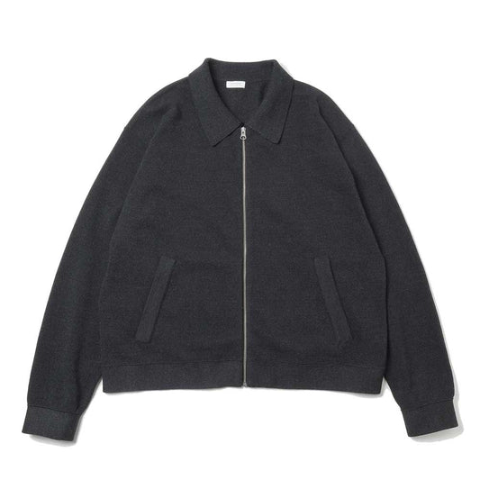 Co/Wo Moss Stitch Zip Blouson