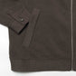Cotton/Wool Moss Stitch Zip Blouson
