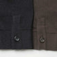 Cotton/Wool Moss Stitch Zip Blouson