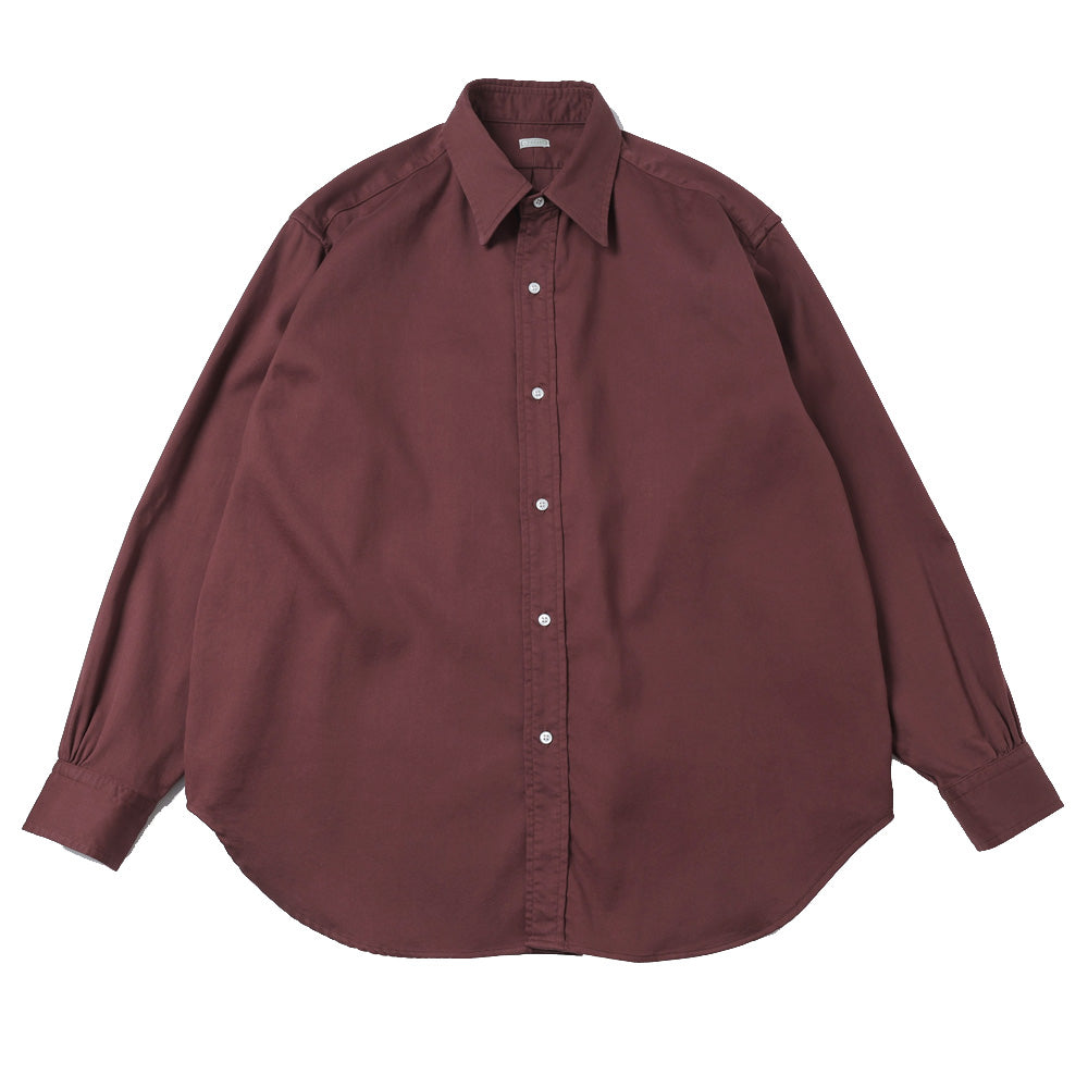 Double Weave Twill Regular Collar Shirt