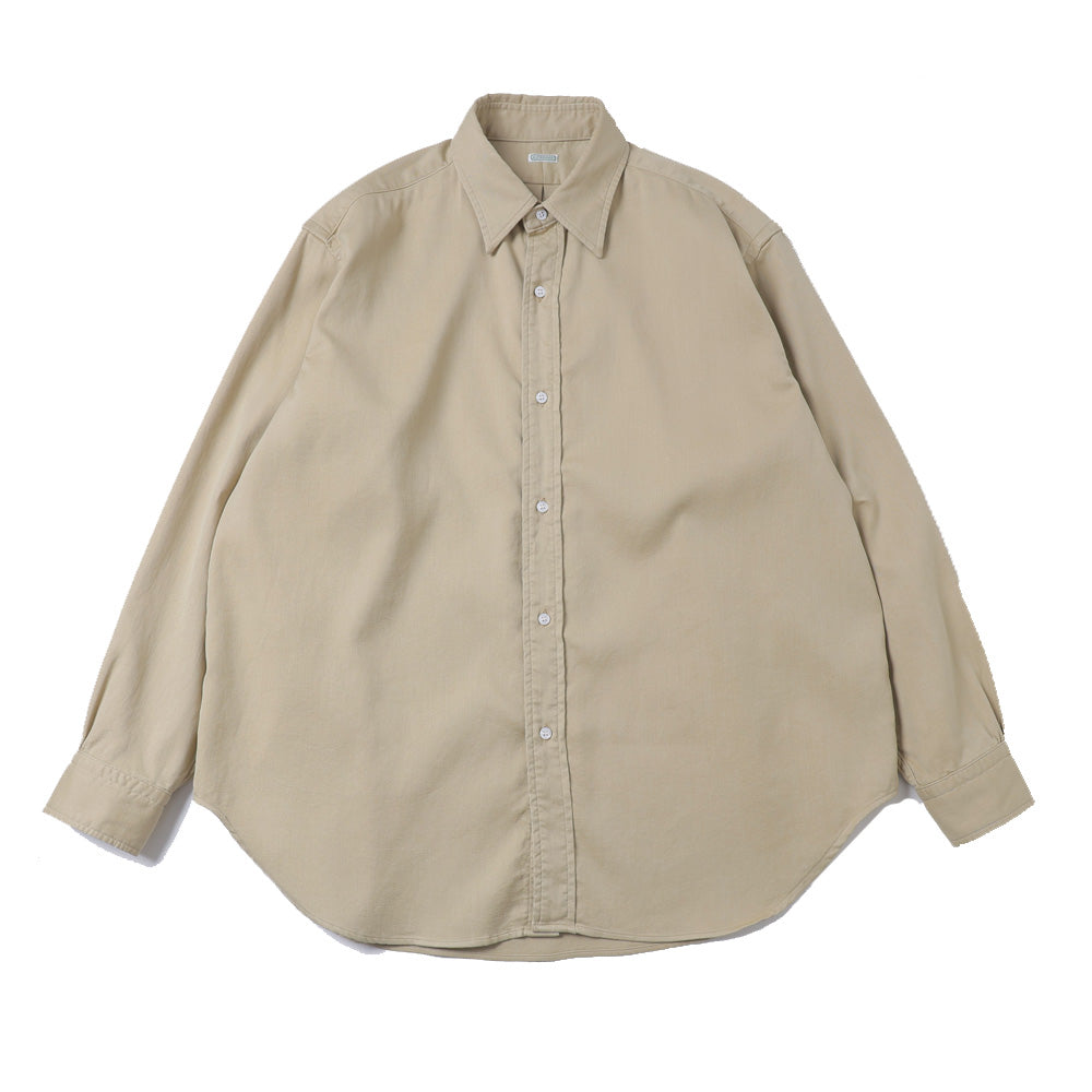 Double Weave Twill Regular Collar Shirt