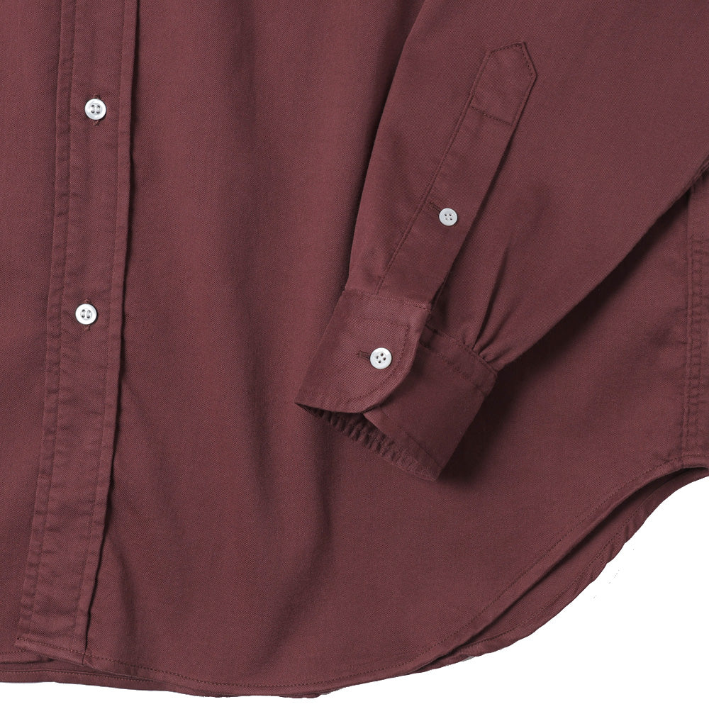 Double Weave Twill Regular Collar Shirt