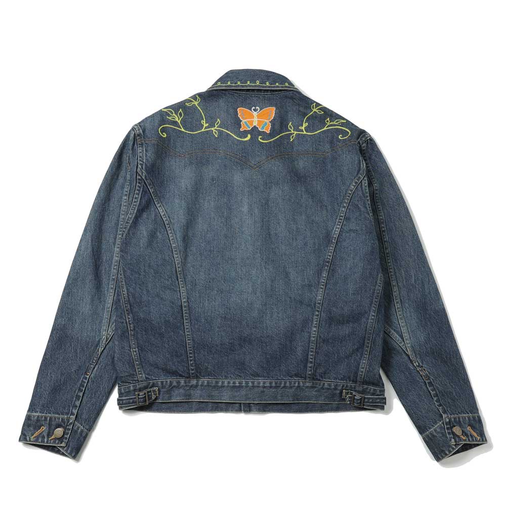 Papillon Emb. Jean Jacket - 12oz Denim