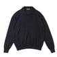 SUPER FINE CASHMERE SILK KNIT SKIPPER POLO