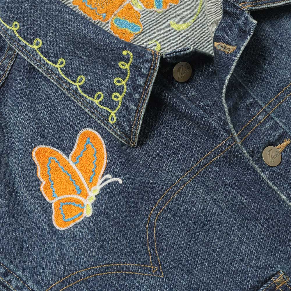 Papillon Emb. Jean Jacket - 12oz Denim