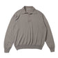 SUPER FINE CASHMERE SILK KNIT SKIPPER POLO