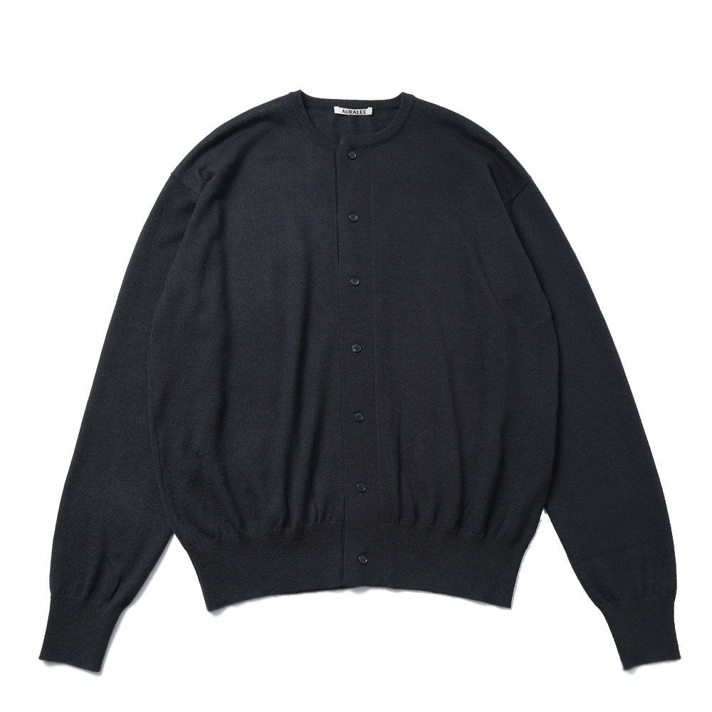 CASHMERE HARD TWIST KNIT CARDIGAN