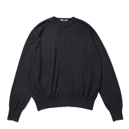 CASHMERE HARD TWIST KNIT CARDIGAN