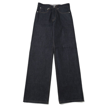 Straight Rigid Denim Pants