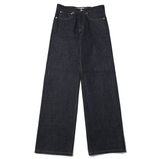 Straight Rigid Denim Pants