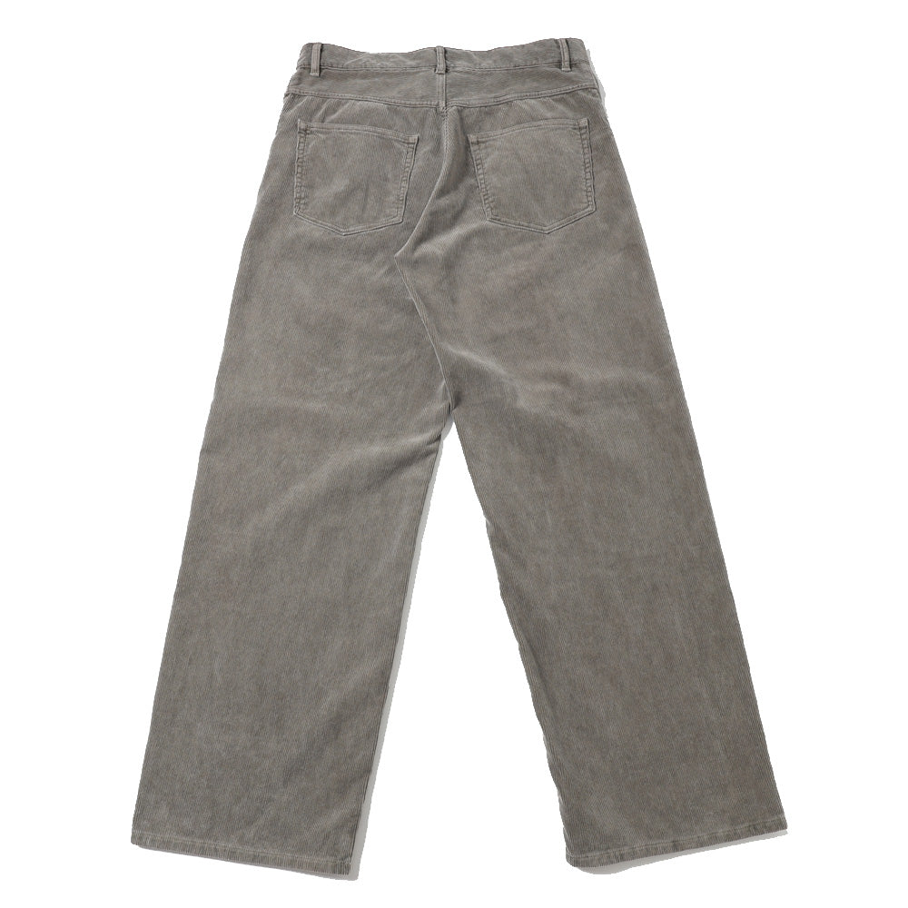 PIGMENT DYED FINX CORDUROY WIDE 5P PANTS