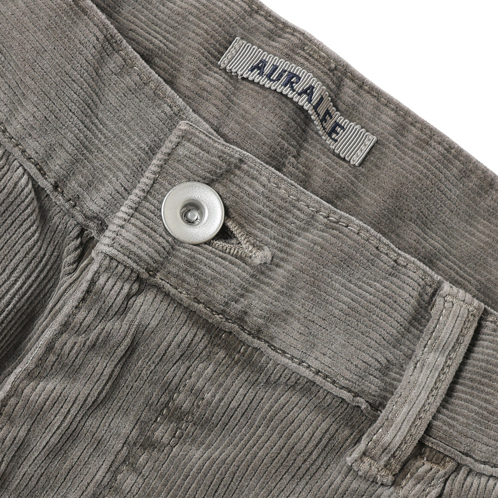 PIGMENT DYED FINX CORDUROY WIDE 5P PANTS