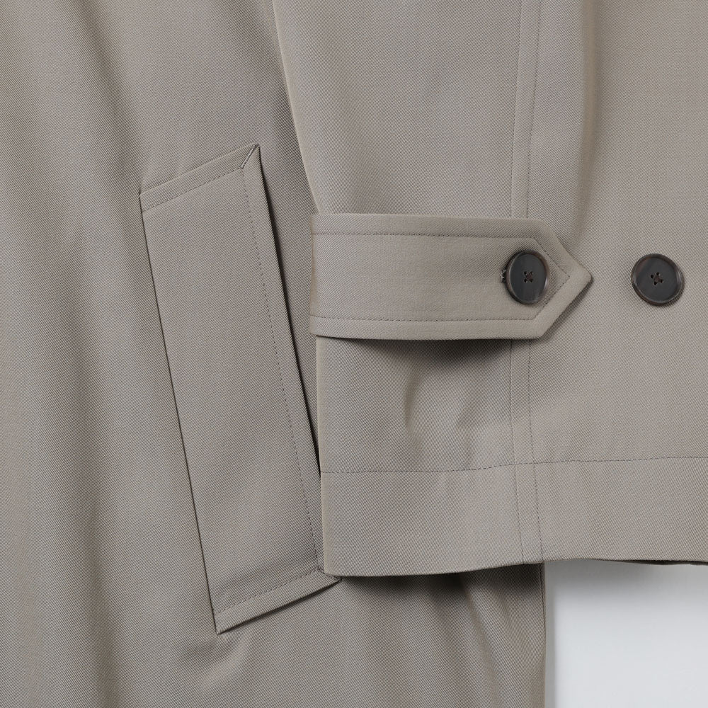 AURALEE) LIGHT WOOL MAX GABARDINE COAT (A26SC01MG) | AURALEE