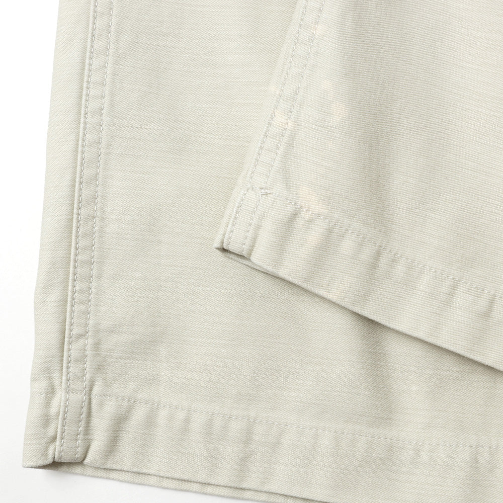 WASHED BAGGY SATIN BLEACHED BAKER PANTS