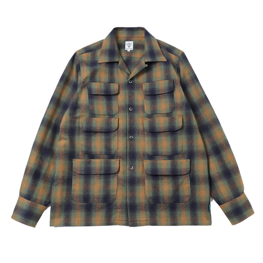 6 Pocket Shirt - Cotton Plaid