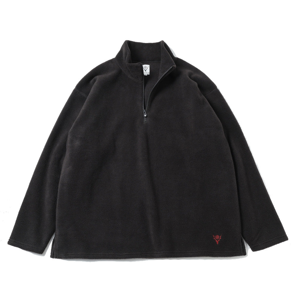 South2 West8 (サウスツー ウエストエイト) Half Zipped Shirt - Poly