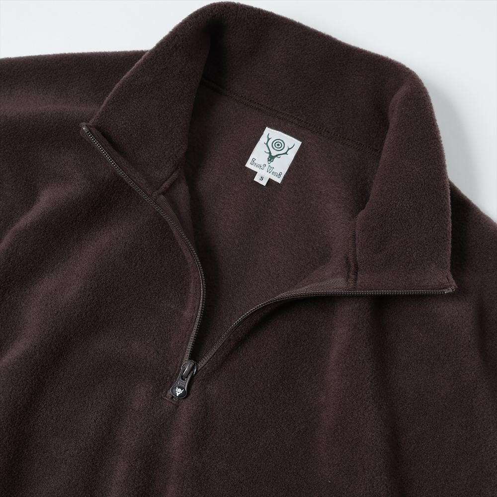 South2 West8 (サウスツー ウエストエイト) Half Zipped Shirt - Poly