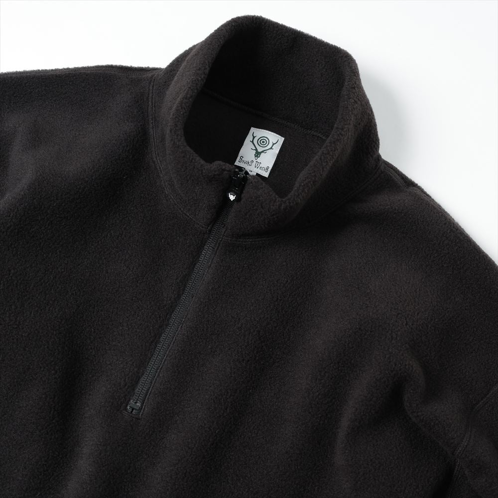 South2 West8 (サウスツー ウエストエイト) Half Zipped Shirt - Poly