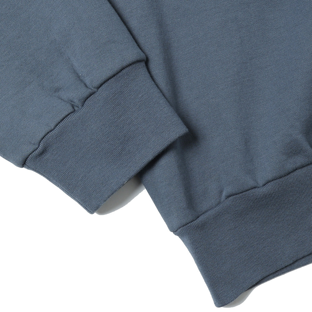 ELASTIC HIGH GAUGE SWEAT HALF ZIP P/O