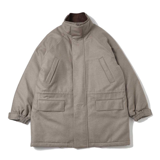 WOOL FULLING FLANNEL PADDED OVEER BLOUSON