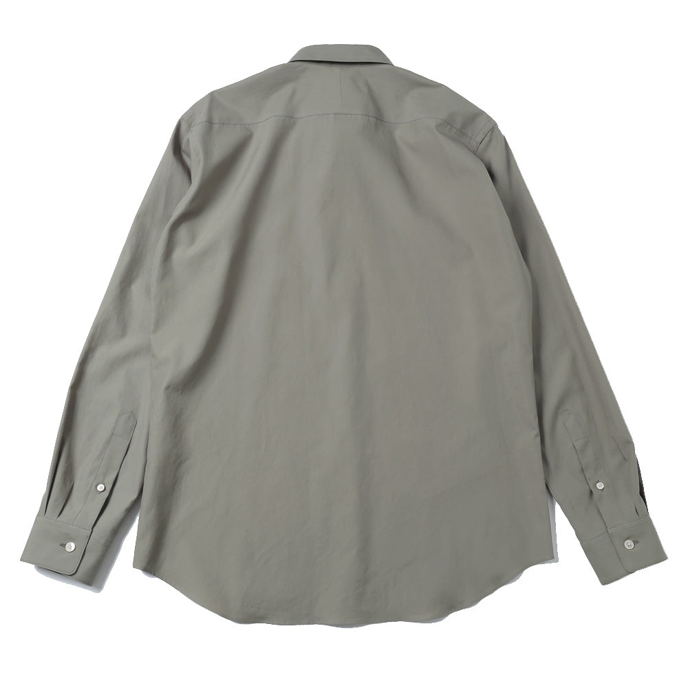 AURALEE) WASHED FINX TWILL SLIM SHIRT (A26SS02TN) | AURALEE