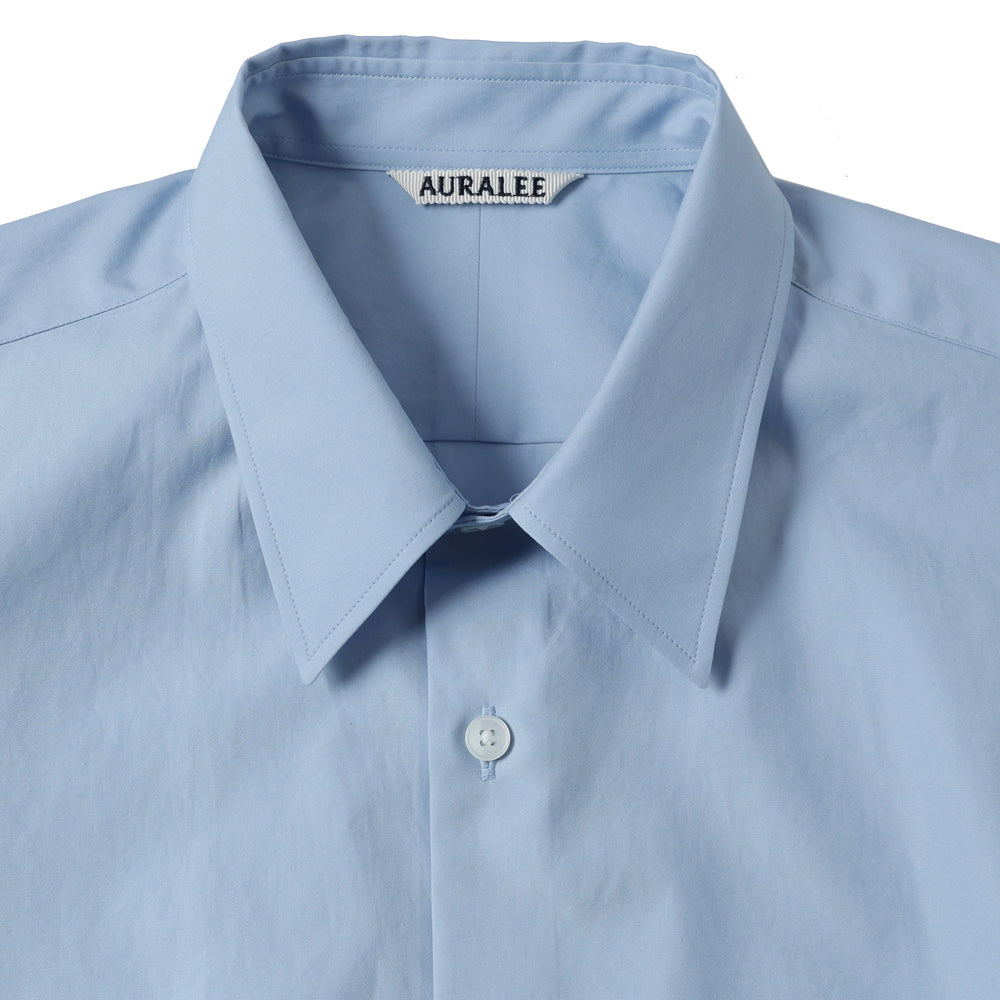 AURALEE) WASHED FINX TWILL SLIM SHIRT (A26SS02TN) | AURALEE