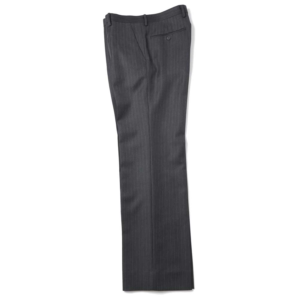 BLUE FACED WOOL NARROW SLACKS