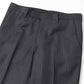 BLUE FACED WOOL NARROW SLACKS