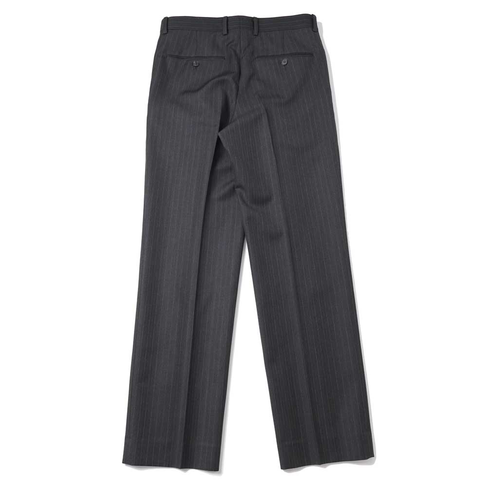 BLUEFACED WOOL TWO-TUCK SLAKS