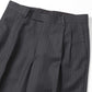 BLUEFACED WOOL TWO-TUCK SLAKS