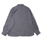 OFFICER STAND COLLAR L/S SHIRT LINEN CANVAS