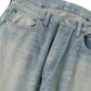 No.37 Washed Wide Denim Pants(BLEACH)