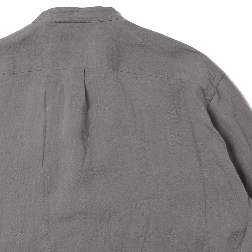 nonnative (ノンネイティブ) OFFICER STAND COLLAR L/S SHIRT LINEN