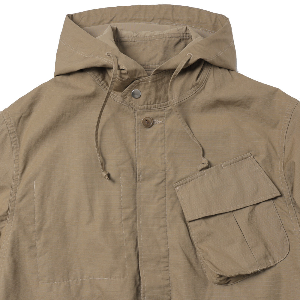 TROOPER HOODED JACKET COTTON RIPSTOP WITH WINDSTOPPER