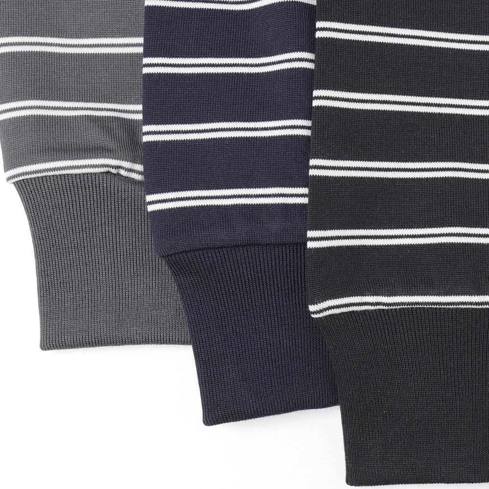 Graphpaper) Tri Spun Border L/S Tee (GU261-70121B) | Graphpaper